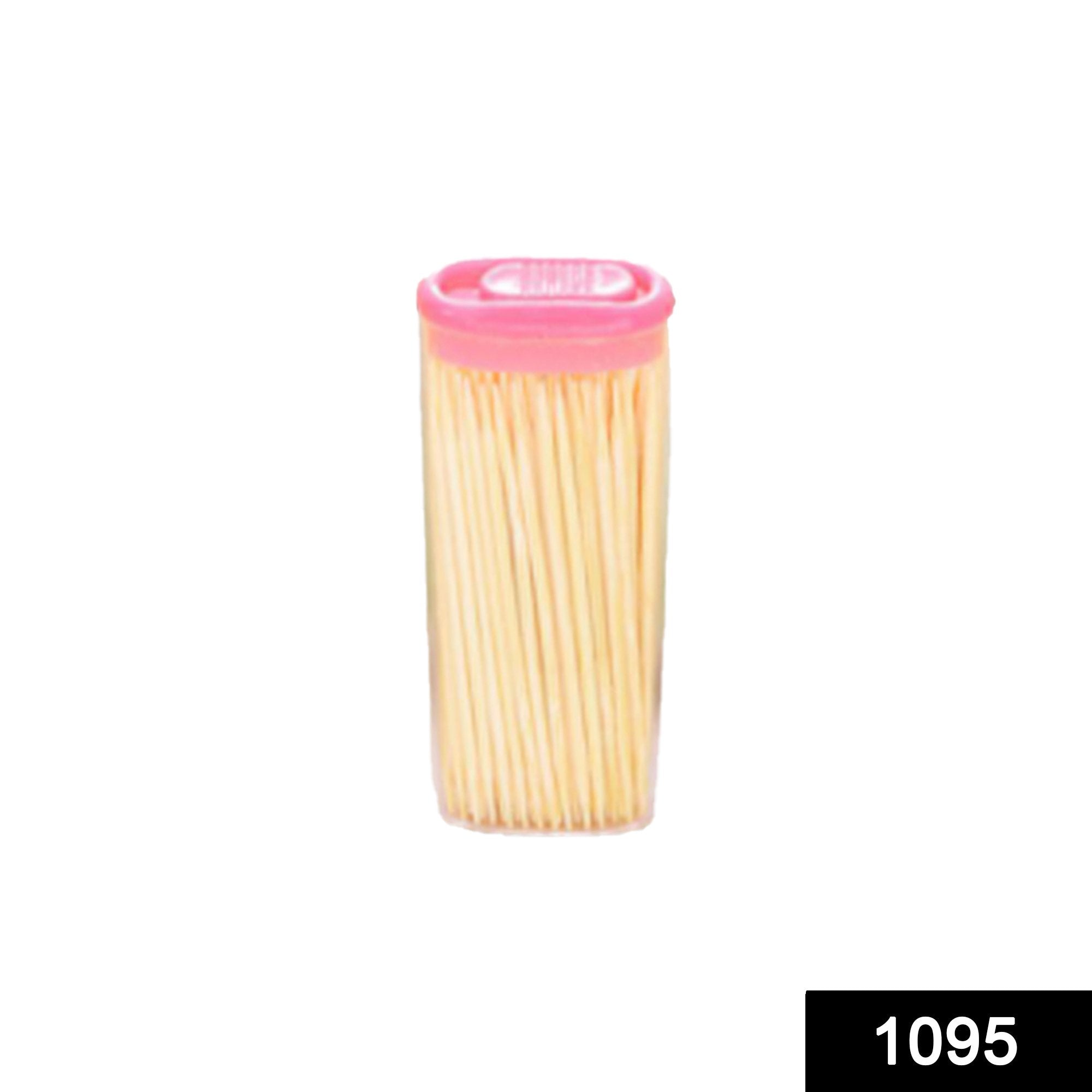 1095 Bamboo Toothpicks With Dispenser Boxq 1095 Bamboo Toothpicks With Dispenser Boxq